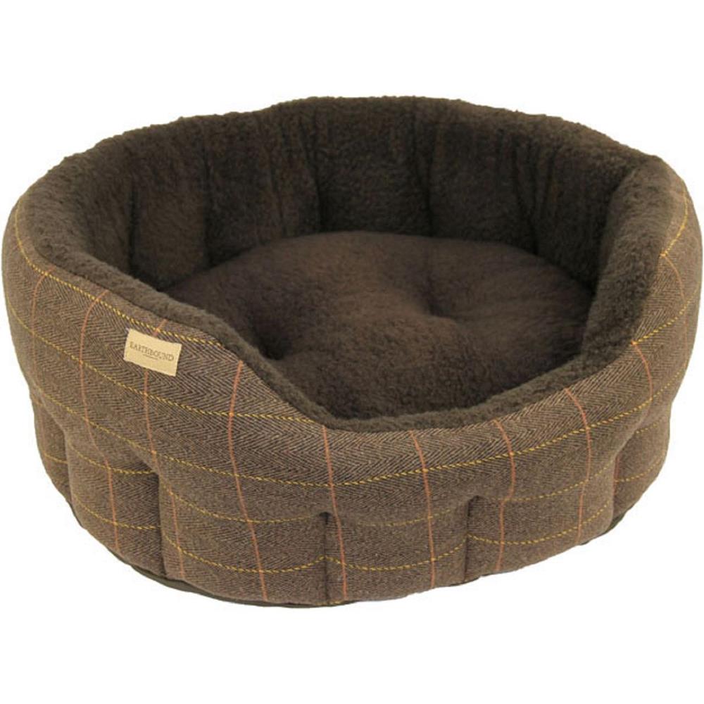 Tweed Fleece BROWN Bed